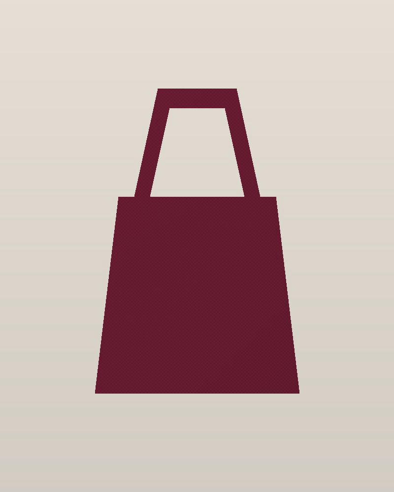 1980s Suede Chain-Strap Shoulder Bag — Burgundy, photographed flat