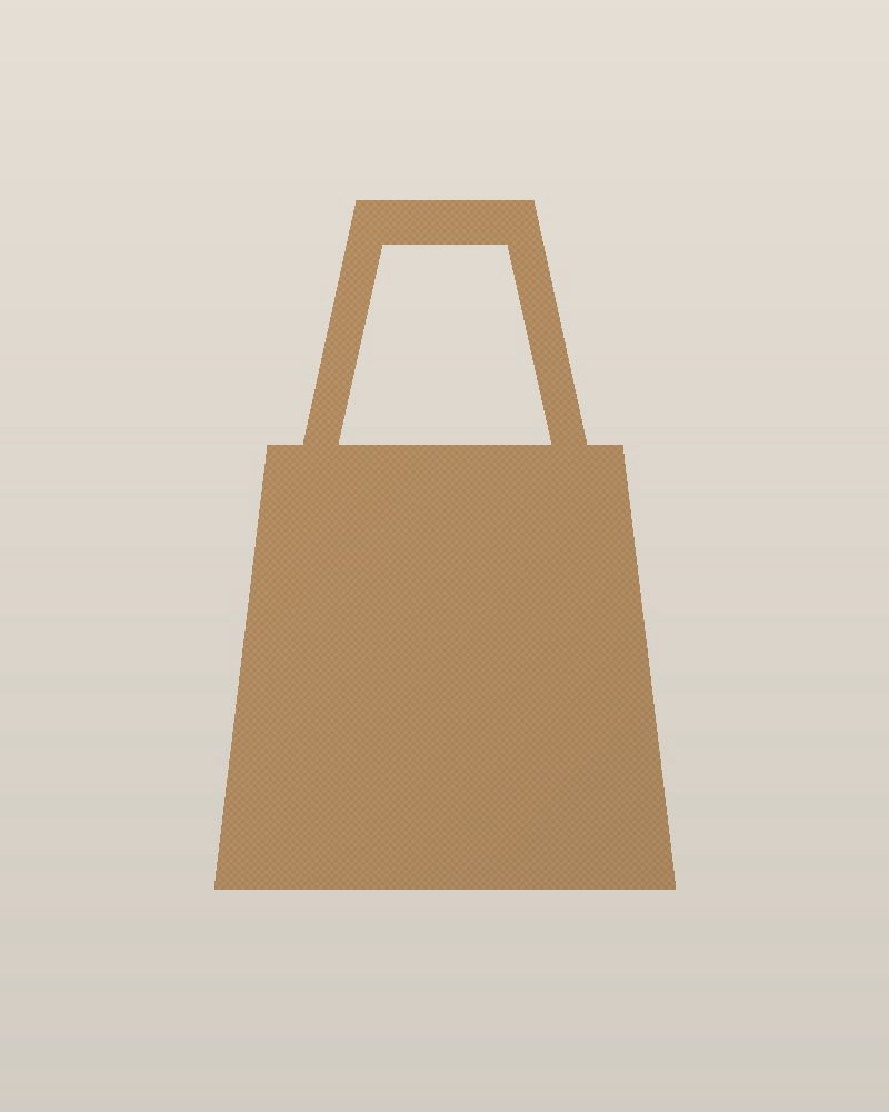 1990s Suede Woven Shoulder Bag — Camel, photographed flat