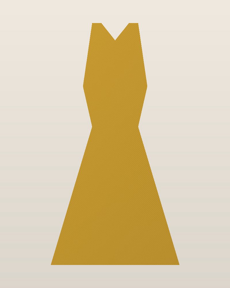 Y2K Crepe Wrap Dress — Mustard