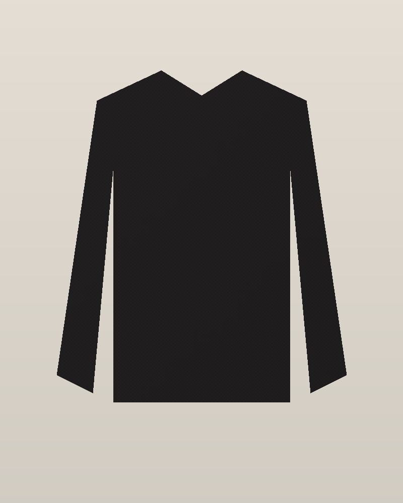 1980s Polyester Puff-Sleeve Blouse — Black, photographed flat