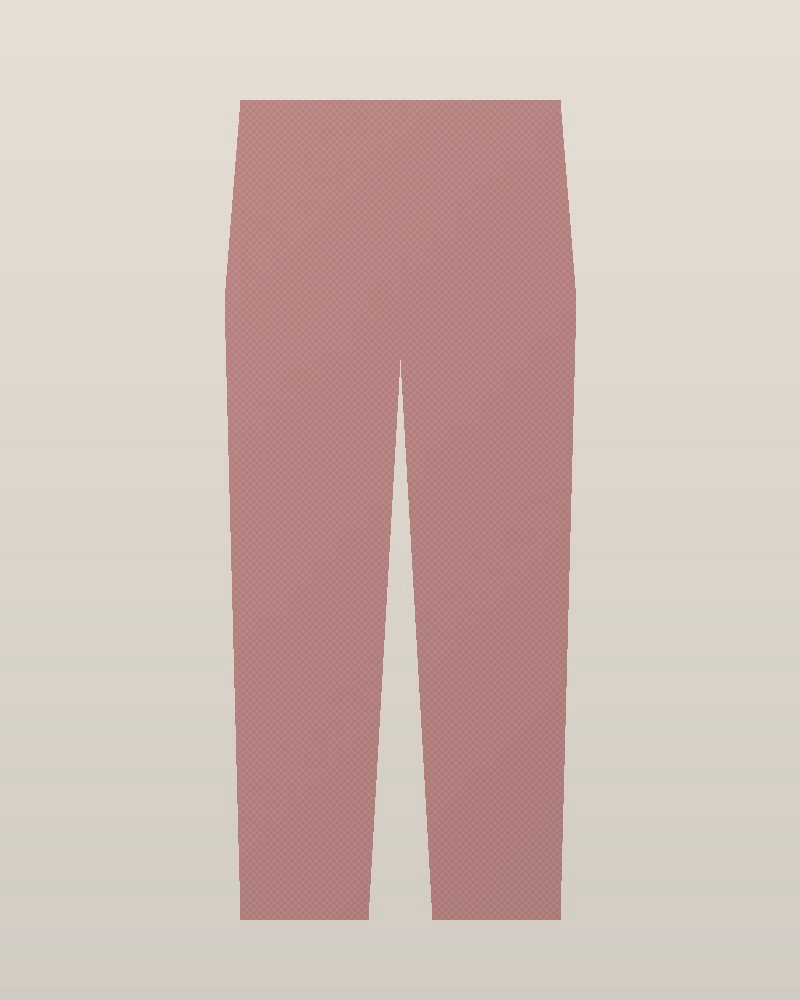1950s Denim Bootcut Jeans — Dusty Rose, photographed flat