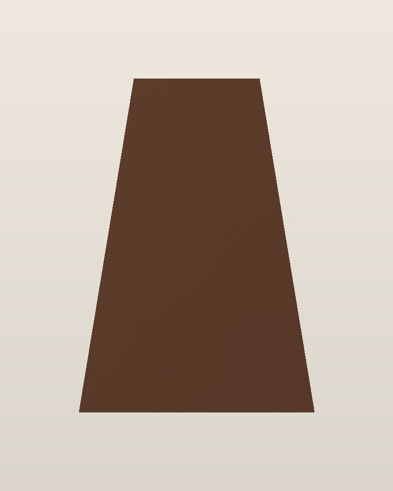 1990s Wool Wrap Midi Skirt — Chocolate, photographed flat