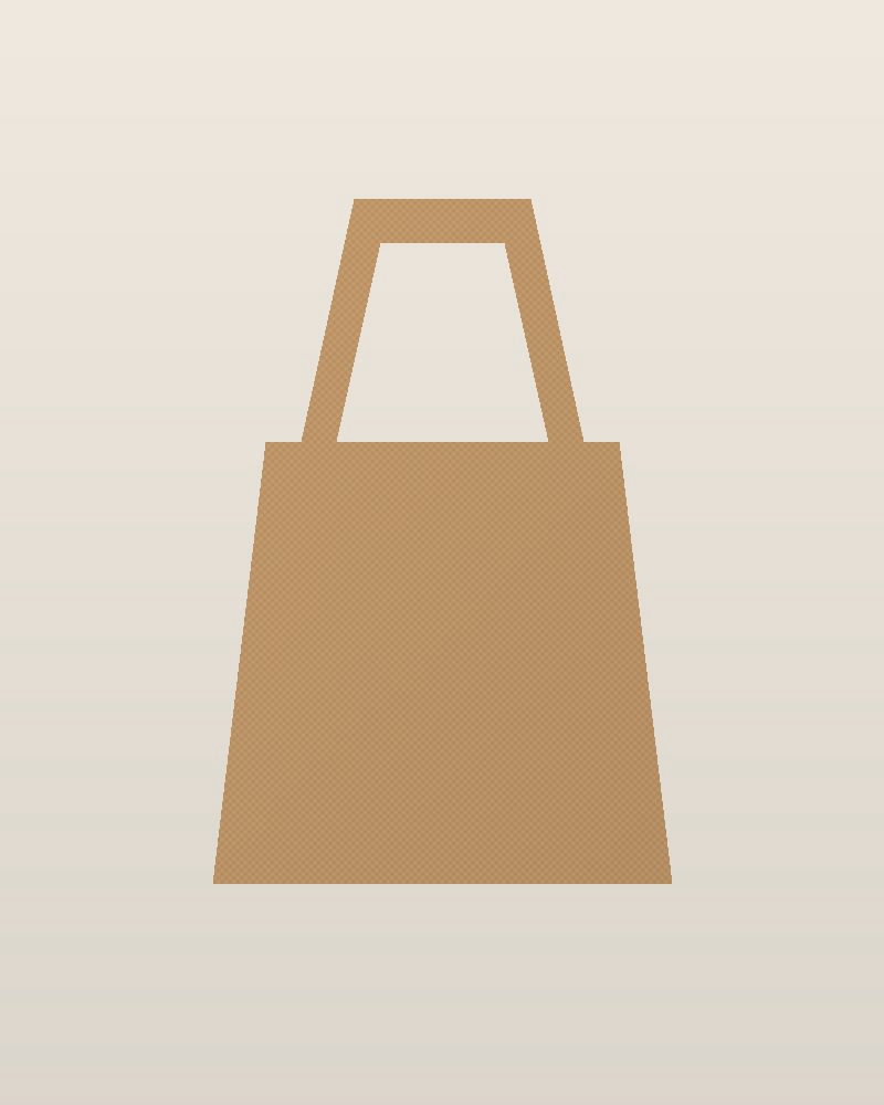 1990s Suede Woven Shoulder Bag — Camel, photographed flat
