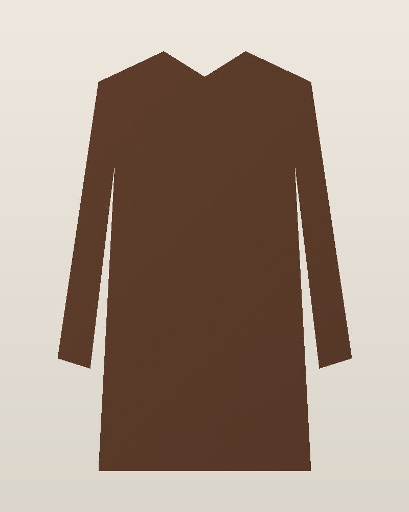 1990s Camel Hair Fringe Coat — Chocolate, photographed flat