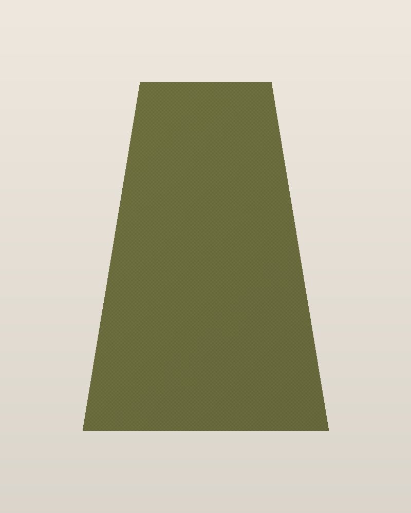 Y2K Wool Pleated Midi Skirt — Olive, photographed flat