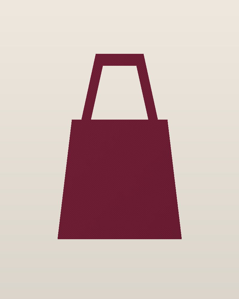 1980s Suede Chain-Strap Shoulder Bag — Burgundy, photographed flat