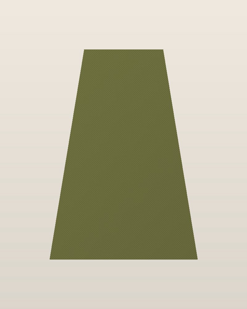Y2K Wool Pleated Midi Skirt — Olive, photographed flat