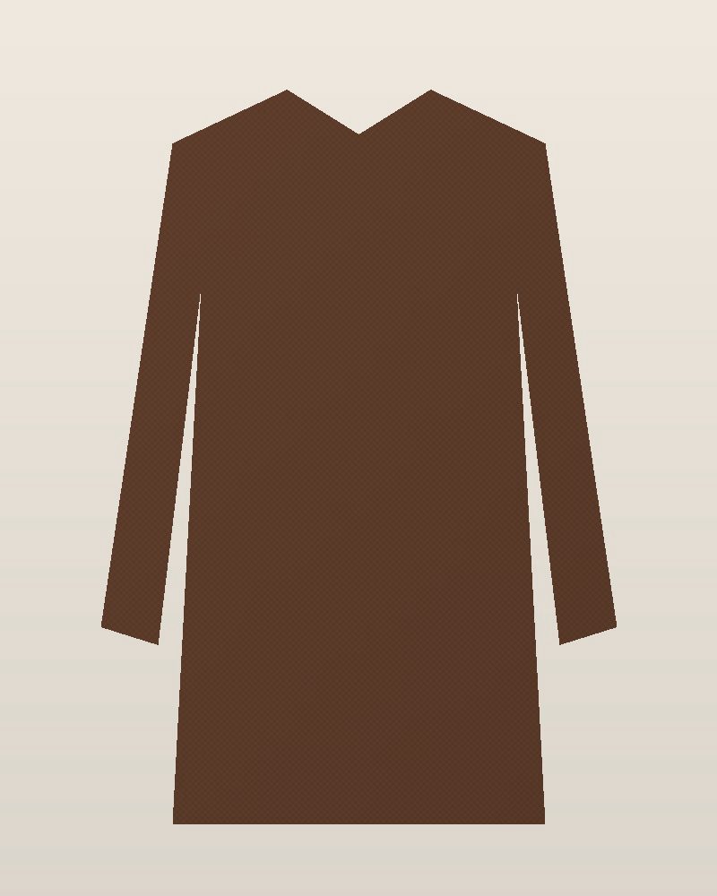 1990s Camel Hair Fringe Coat — Chocolate, photographed flat